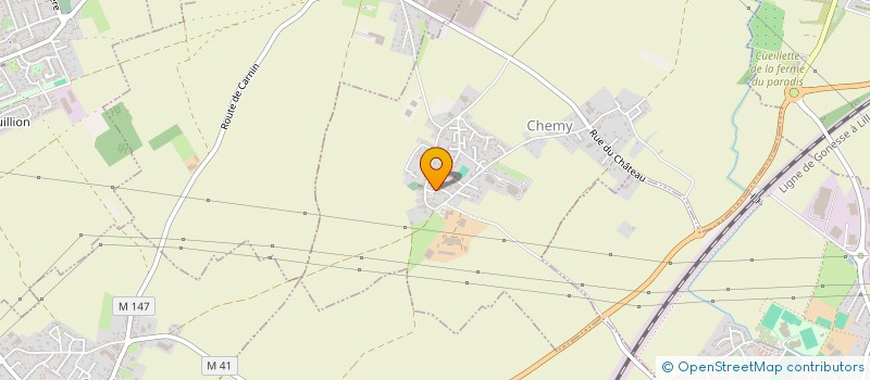 localisation de l'entreprise AURORE 2  CHEMY