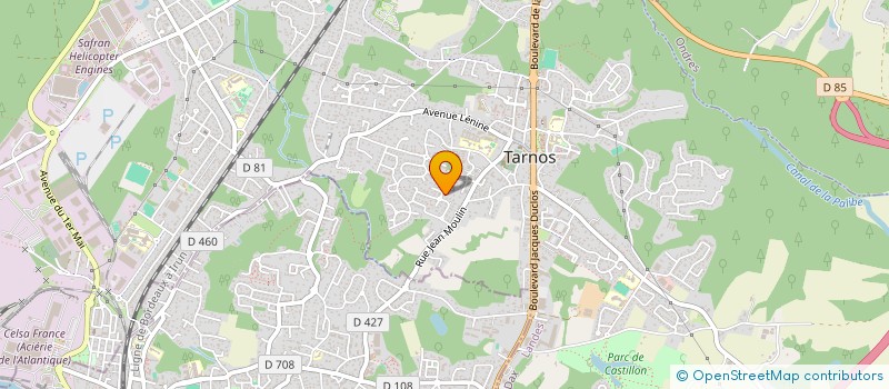 localisation de l'entreprise AURORE 24 à TARNOS