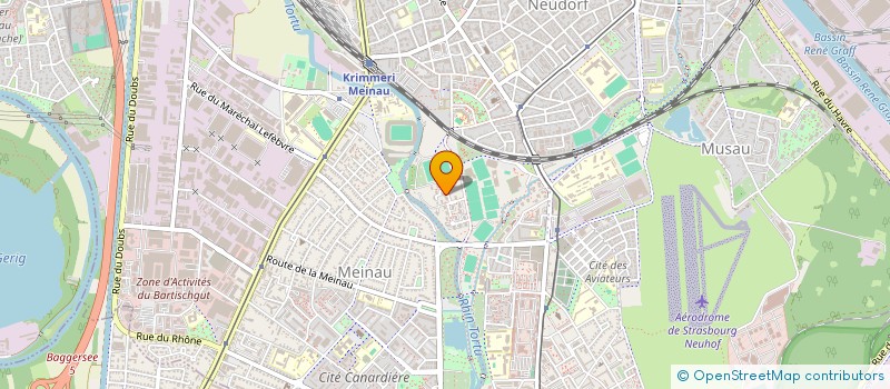 localisation de l'entreprise AURORE à STRASBOURG
