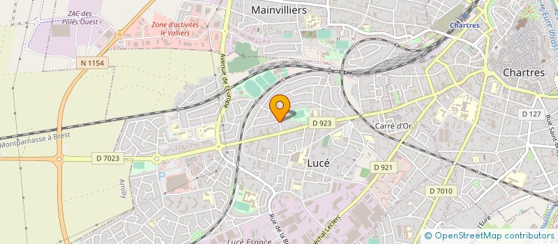 localisation de l'entreprise AURORE à LUCE