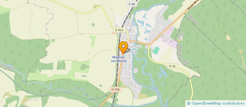 localisation de l'entreprise AURORE  MAREUIL-SUR-OURCQ