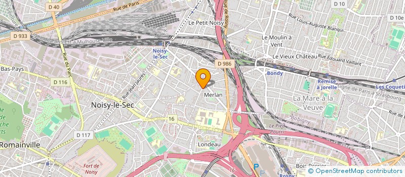 localisation de l'entreprise AURORE à NOISY-LE-SEC