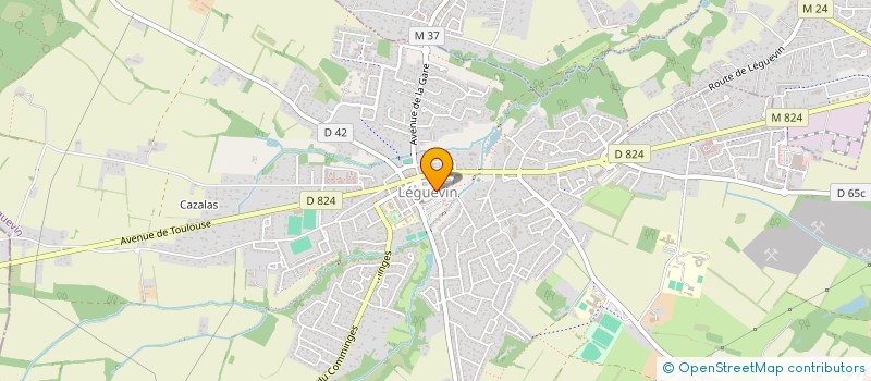 localisation de l'entreprise AURORE à LEGUEVIN