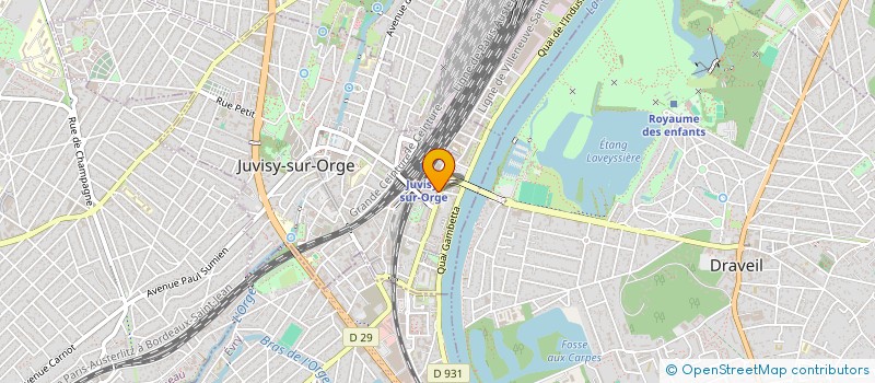 localisation de l'entreprise AURORE à JUVISY-SUR-ORGE