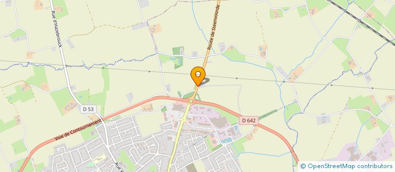 localisation de l'entreprise AURORE  HAZEBROUCK