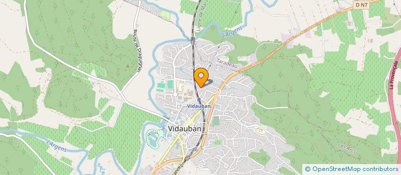 localisation de l'entreprise AURORE  VIDAUBAN