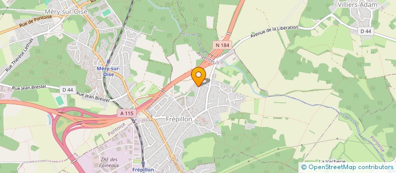 localisation de l'entreprise AURORE  FREPILLON