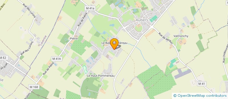 localisation de l'entreprise AURORE à AUBERS