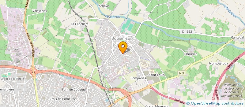 localisation de l'entreprise AURORE à BOUJAN-SUR-LIBRON