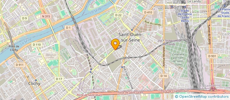 localisation de l'entreprise AURORE à SAINT-OUEN-SUR-SEINE