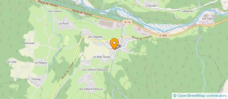 localisation de l'entreprise AURORE  ALEX