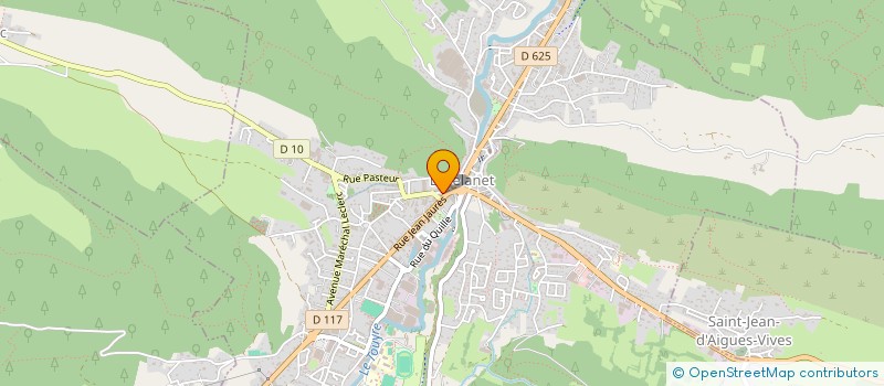 localisation de l'entreprise AURORE-ARIEGE à LAVELANET