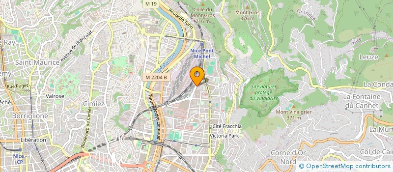 localisation de l'entreprise AURORE BAND  NICE