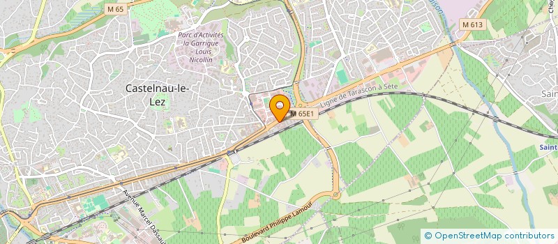 localisation de l'entreprise AURORE BEAUTE à CASTELNAU-LE-LEZ