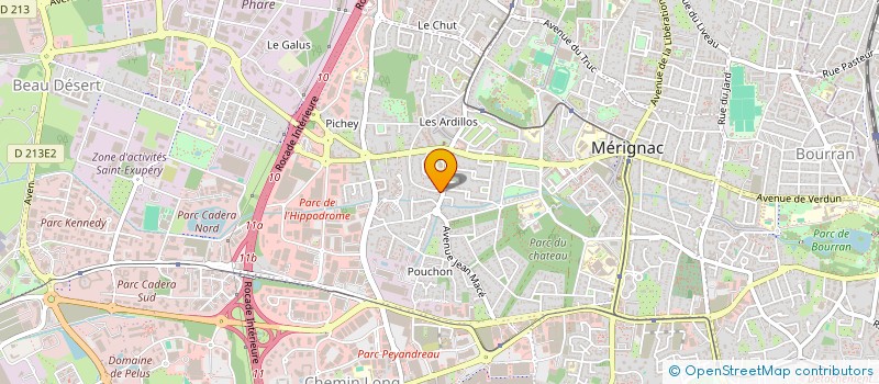 localisation de l'entreprise AURORE BECQ CONSEIL & COACHING  MERIGNAC