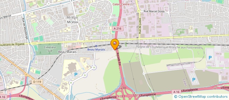 localisation de l'entreprise AURORE BOREALE  MARCK