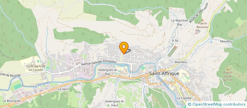 localisation de l'entreprise AURORE CREATION  SAINT-AFFRIQUE