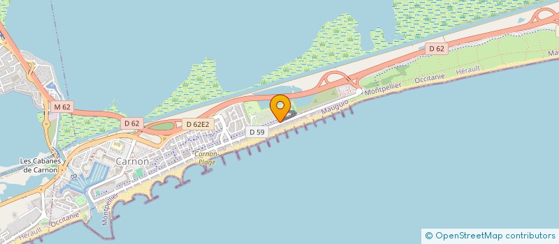 localisation de l'entreprise AURORE DE LATTES  MAUGUIO