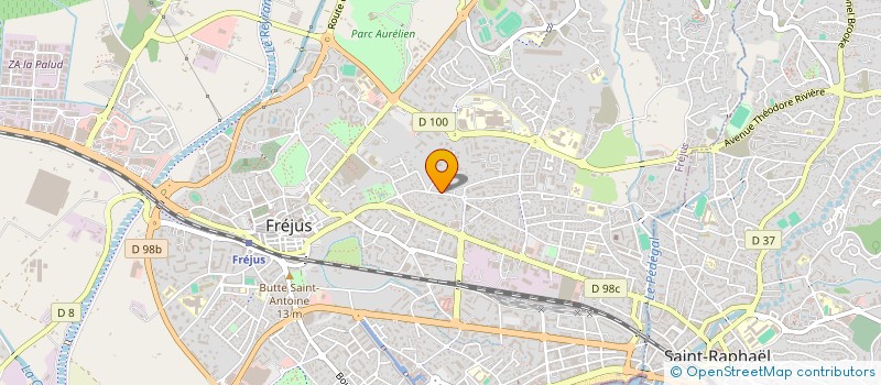 localisation de l'entreprise AURORE GESTION à FREJUS