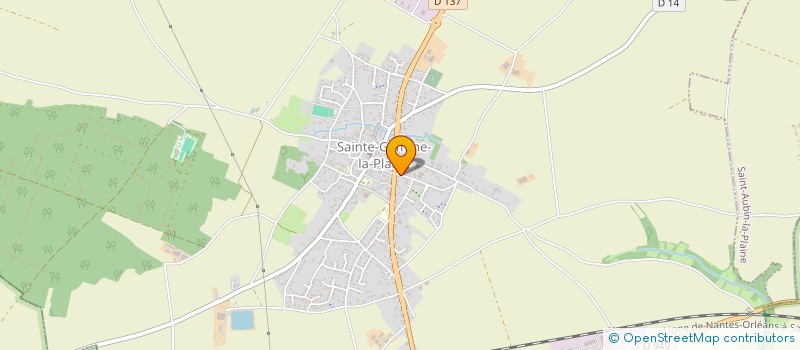 localisation de l'entreprise AURORE INFORMATIQUE à SAINTE-GEMME-LA-PLAINE