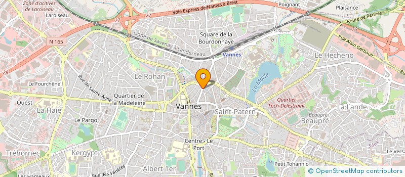 localisation de l'entreprise AURORE INSTITUT à VANNES