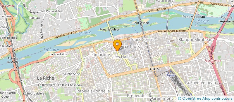 localisation de l'entreprise AURORE LEGRAND  TOURS