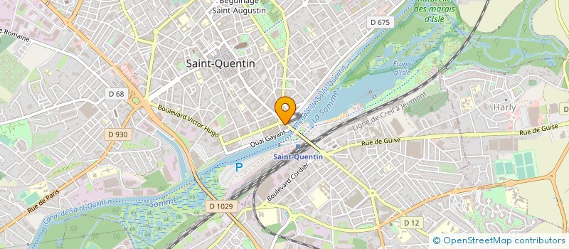 localisation de l'entreprise AURORE REPASSAGE à SAINT-QUENTIN