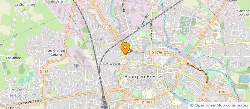 localisation de l'entreprise AURORE SARL  BOURG-EN-BRESSE