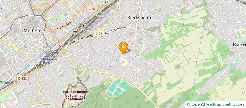 localisation de l'entreprise AURORE SCHMITT - EPILATION DEFINITIVE  RIEDISHEIM