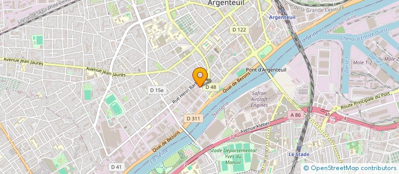 localisation de l'entreprise AURORE TECHNOLOGIES à ARGENTEUIL
