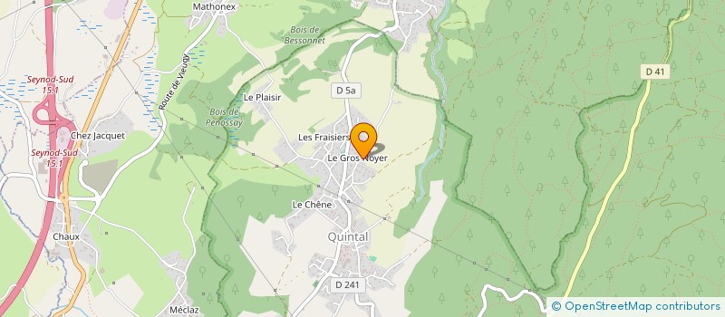 localisation de l'entreprise AURORE VIGNOLLE  QUINTAL