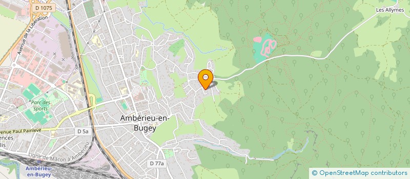 localisation de l'entreprise AUROS IMMOBILIER  AMBERIEU-EN-BUGEY