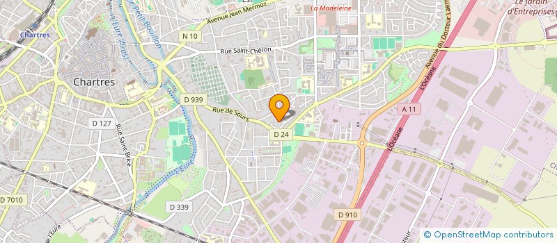 localisation de l'entreprise AUROVA 28 à CHARTRES