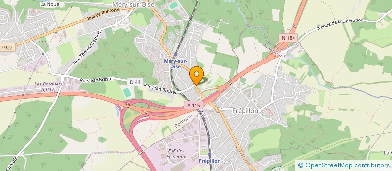 localisation de l'entreprise AUROVILLE  MERY-SUR-OISE