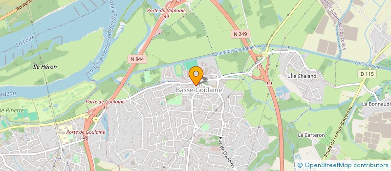localisation de l'entreprise AUROY IMMOBILIER à BASSE-GOULAINE