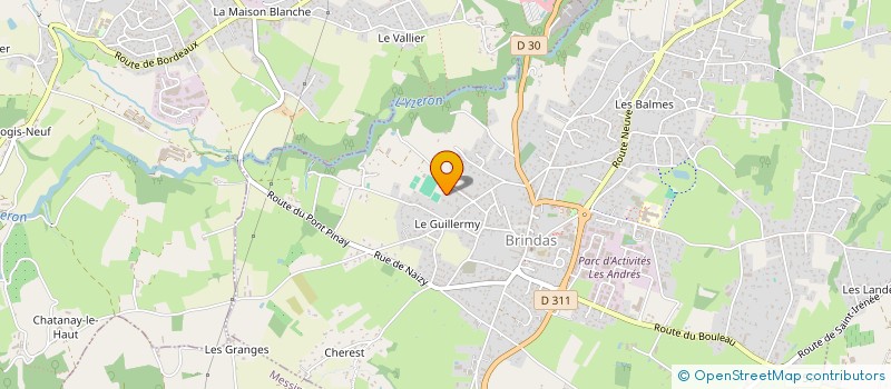 localisation de l'entreprise AURPIAL  BRINDAS