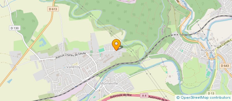 localisation de l'entreprise AURSCA  VALLEROY