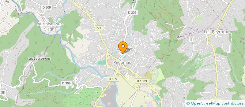 localisation de l'entreprise AURUM  PEGOMAS