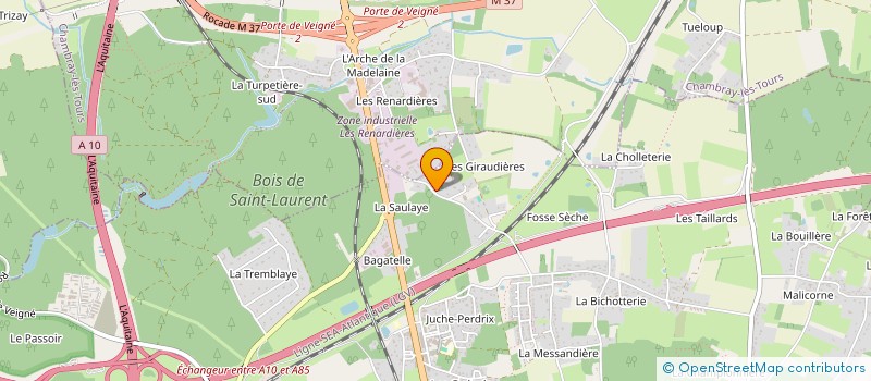 localisation de l'entreprise AURUM  VEIGNE