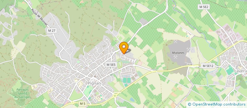 localisation de l'entreprise AURUM  PIGNAN