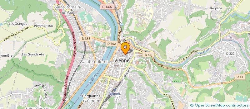 localisation de l'entreprise AURUM OMNES à VIENNE