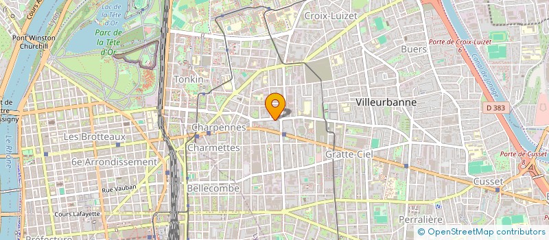 localisation de l'entreprise AURUM PATRIMOINE  VILLEURBANNE