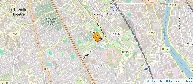 localisation de l'entreprise AURUM SOLUTIONS  IVRY-SUR-SEINE