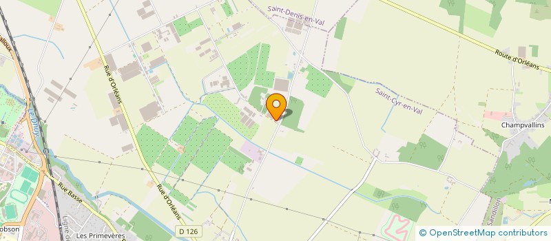 localisation de l'entreprise AURUS  SAINT-CYR-EN-VAL