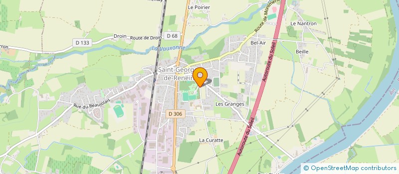 localisation de l'entreprise AURUS COACHING à SAINT-GEORGES-DE-RENEINS