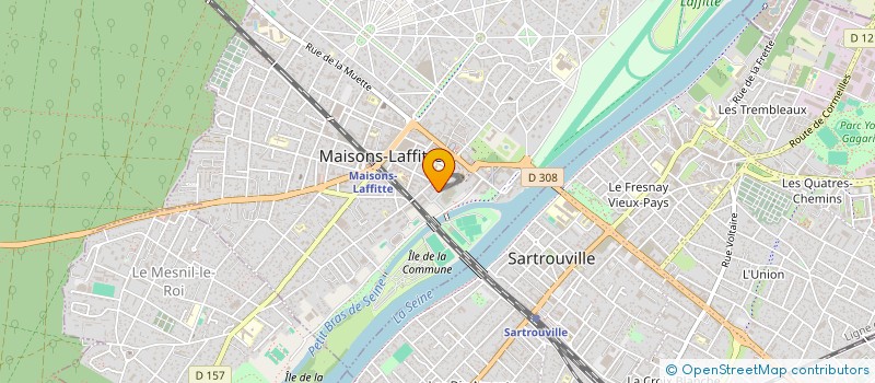 localisation de l'entreprise AURUS-ESPORT  MAISONS-LAFFITTE