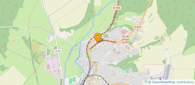 localisation de l'entreprise AURYAN à NEUFCHATEAU