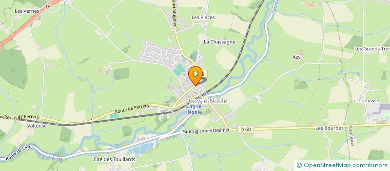 localisation de l'entreprise AUSALYS  CIRY-LE-NOBLE