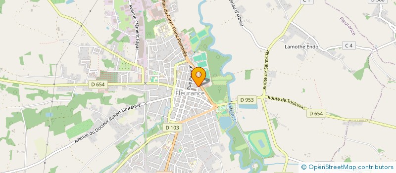 localisation de l'entreprise AUSCII  FLEURANCE