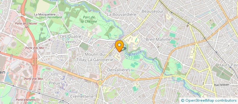 localisation de l'entreprise AUSCULTATION DE L'EXISTANT à NANTES